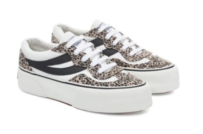 Superga sneakers "Revolley microléopard platform"