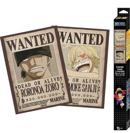 Abystyle chibi poster "Wanted One Piece"