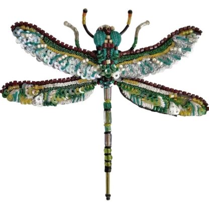 Trovelore bijou broche Libellule "Green Darner"
