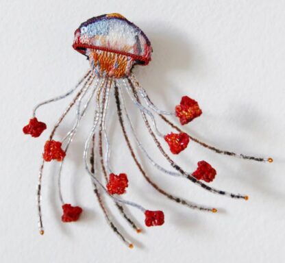 Trovelore bijou broche Fleur "Sea Nettles Jellyfish"