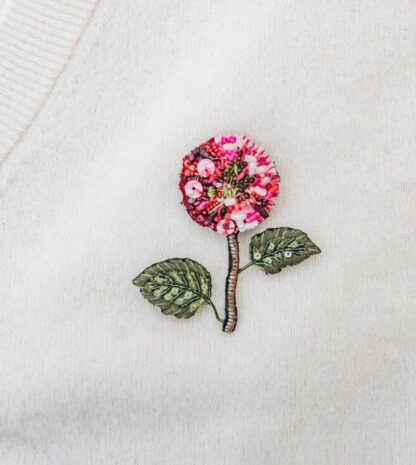 Trovelore bijou broche Fleur "French Hydrangea" – Image 3