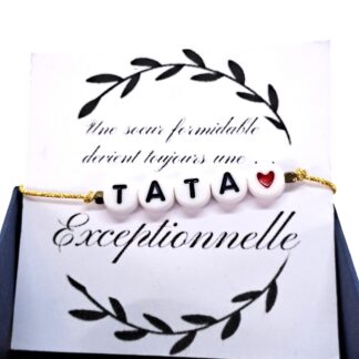 Lesbijouxfaitsmains bracelet "Tata Cœur"