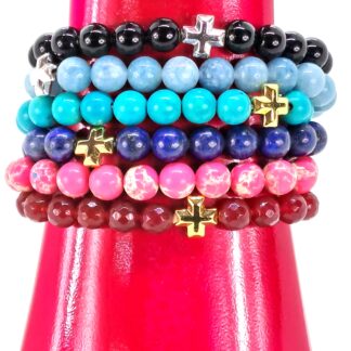Bracelets en pierres semi-précieuses