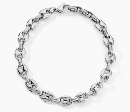Bijoux Homme maille "Grain De Café"
