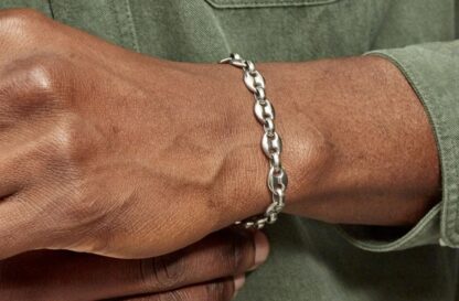 Bijoux Homme maille "Grain De Café" – Image 5