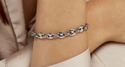 Bijoux Homme maille "Grain De Café" – Image 4