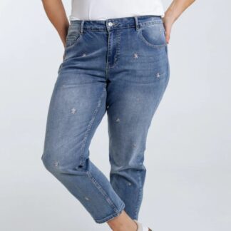 Cassis&Paprika jean "Fleuri"