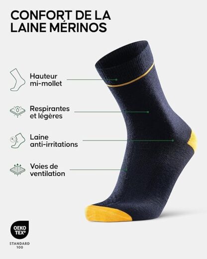 Danish Endurance chaussettes de ville "Mérinos" – Image 4