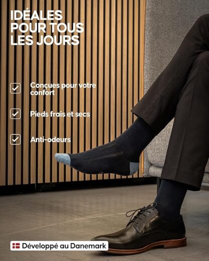 Danish Endurance chaussettes de ville "Mérinos" – Image 3