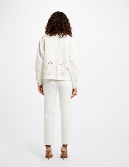 Morgan Veste en jean brodée – Image 2