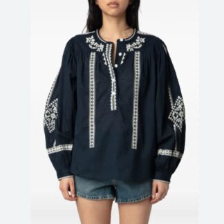 Zadig&Voltaire chemisier "Tigy Coton Kozak"