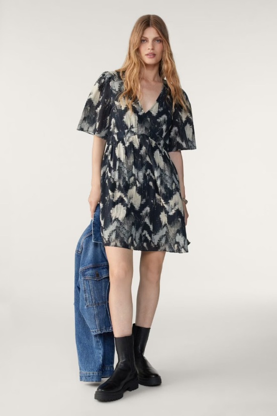 Ba&Sh robe midi "Aelda"