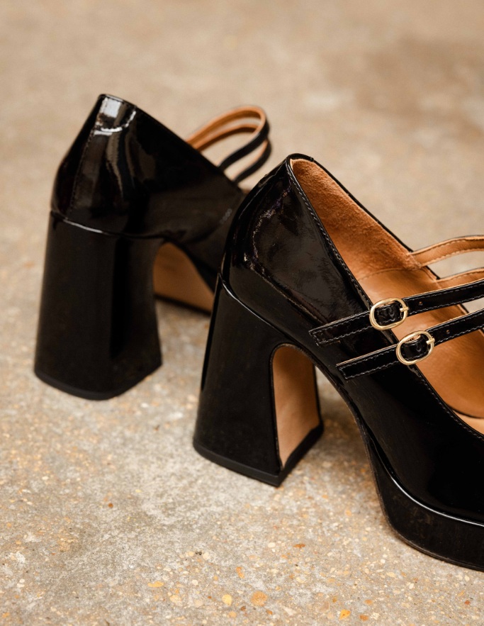 Bobbies chaussures babies à platerfome et talons hauts "Louise" – Image 3