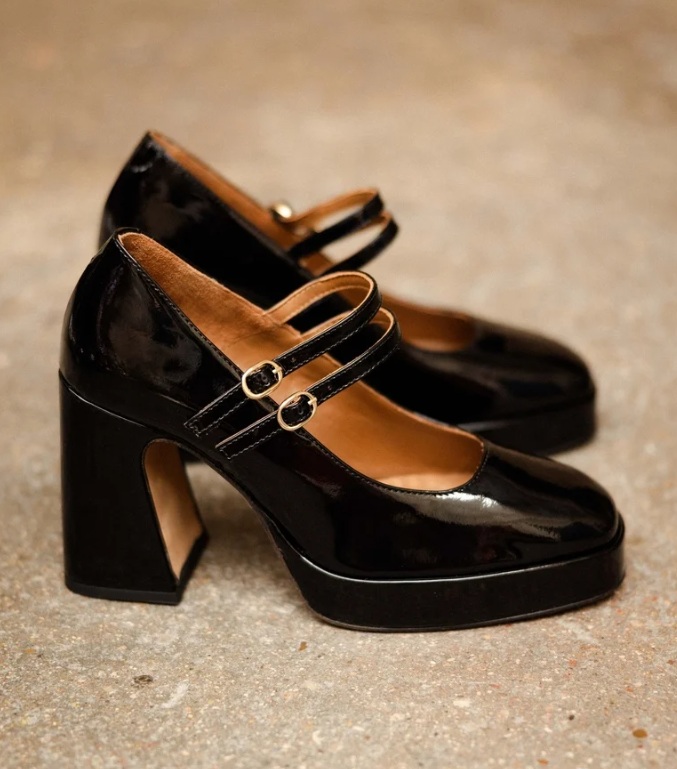 Bobbies chaussures babies à platerfome et talons hauts "Louise" – Image 2