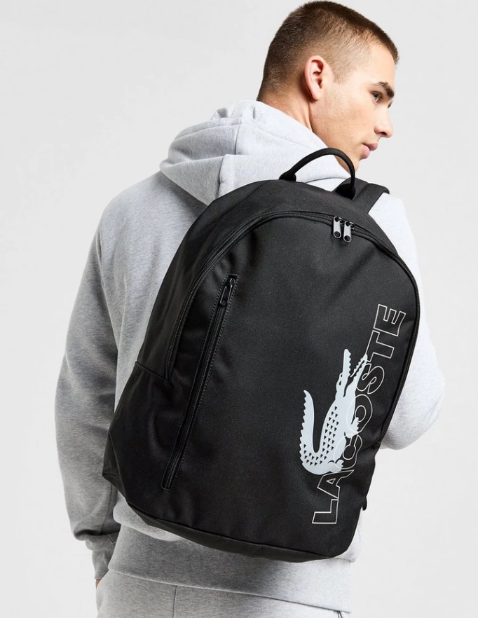 Lacoste sac à dos "Large Croco"