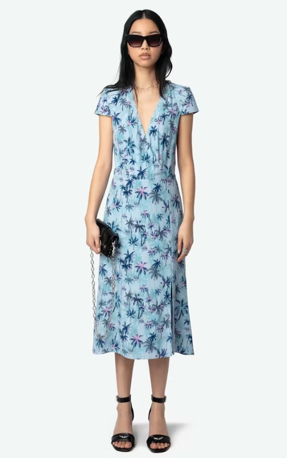 Zadig&Voltaire robe portefeuille "Rapaz"