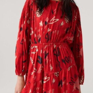 Ba&Sh robe midi "Rilla"