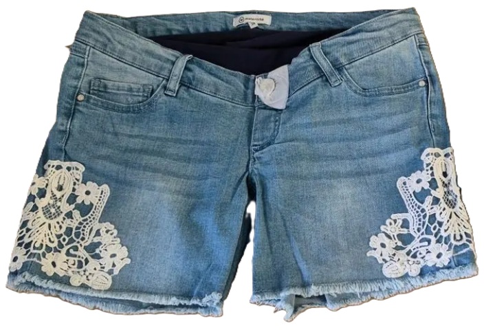La Halle Maternité short en jean de grossesse