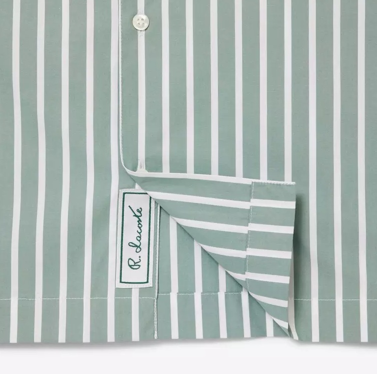 Lacoste chemise rayé "Relaxed Fit" – Image 3