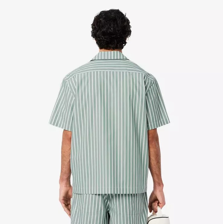 Lacoste chemise rayé "Relaxed Fit" – Image 7