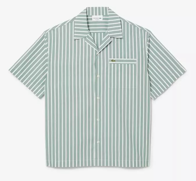 Lacoste chemise rayé "Relaxed Fit" – Image 5