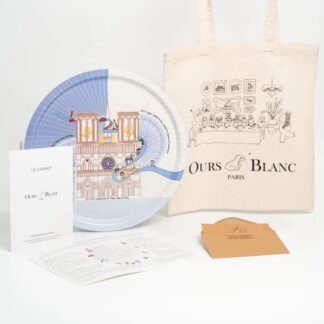 Ours Blanc Paris plateau de service "Notre-Dame-de-Paris"