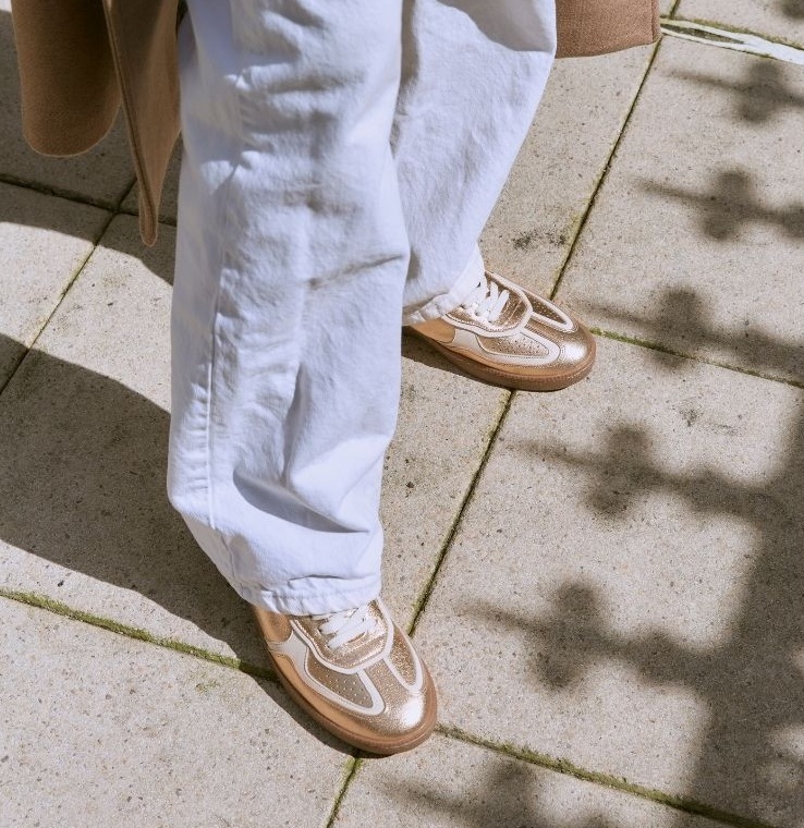 Reqins sneakers "Athena Métalisées"