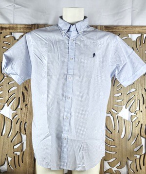 Ruckfield chemise manches courtes "pois géométriques"