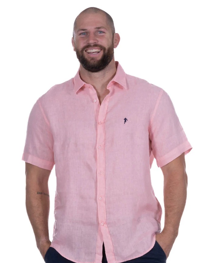 Ruckfield chemise manches courtes en lin
