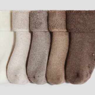 H&M lot de cinq paires de chaussettes antidérapantes