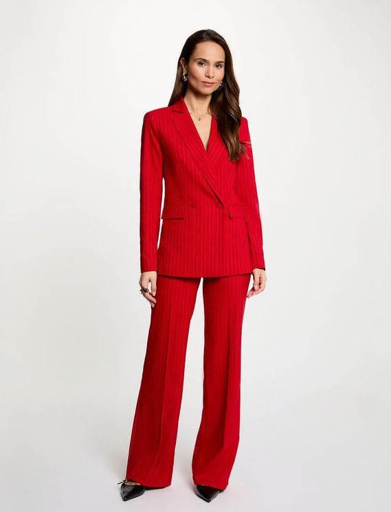 Morgan pantalon droit taille haute "Plove"