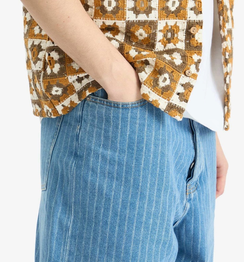 Drôle de Monsieur short baggy rayé – Image 2