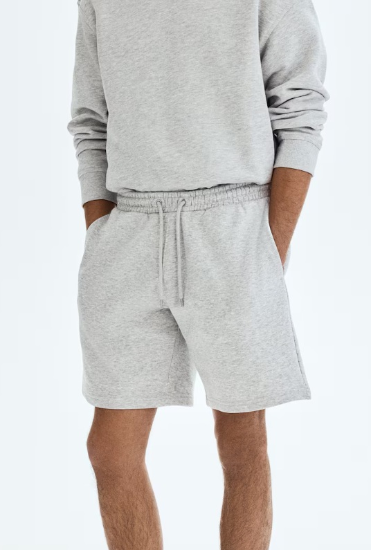 H&M short regular fit molletonné