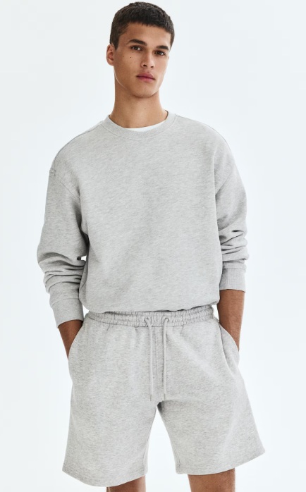 H&M short regular fit molletonné – Image 4
