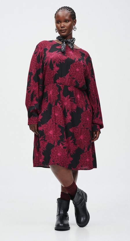 Zizzi robe en viscose et manches longues – Image 6