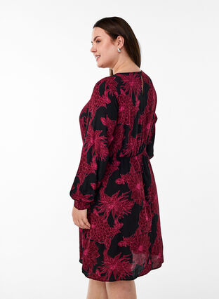 Zizzi robe en viscose et manches longues – Image 4