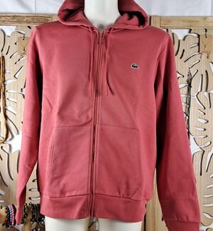 Lacoste sweat à capuche zippé
