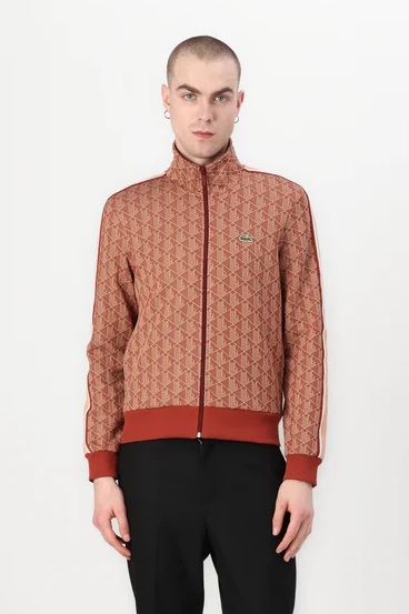 Lacoste veste de survêtement zippée "Paris Jacquard"