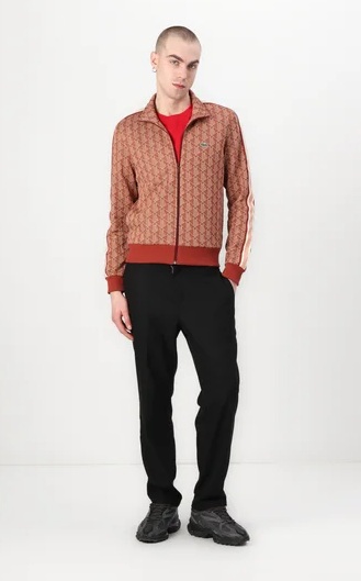 Lacoste veste de survêtement zippée "Paris Jacquard" – Image 5