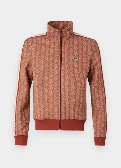 Lacoste veste de survêtement zippée "Paris Jacquard" – Image 2